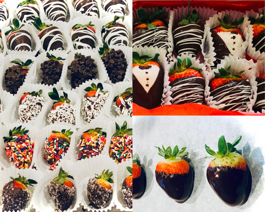 Valentines Day Chocolate-Dipped Strawberries Oak Creek Winter Farmers Market Pickup 2/14/2026