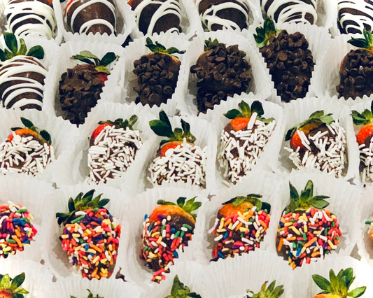 Love Comes In Colorful Chocolate-Dipped Strawberries